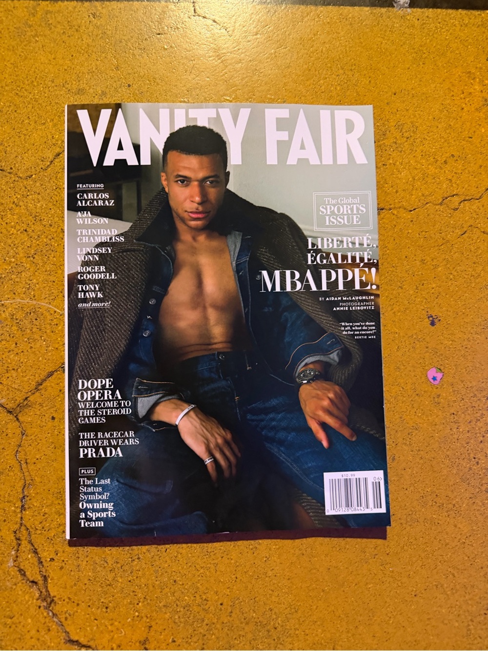 Kylian Mbappe vanity fair magazine